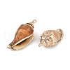 Natural Shell Pendants SHEL-K009-01C-2