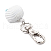 Synthetic Turquoise & Shell Pendant Decorations HJEW-JM03178-01-4