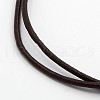 Leather Cord Necklace Making MAK-F002-09-2