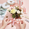 Birthday Theme Polyester Grosgrain Printed Ribbon OCOR-WH0058-91C-3