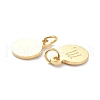 Golden Plated 304 Stainless Steel Charms STAS-C022-01E-G-3