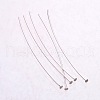 925 Sterling Silver Flat Head Pins STER-K017-40mm-S-1