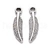 Tibetan Style Alloy Pendants TIBEP-S319-075AS-RS-1