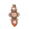 Retro Cherry Quartz Glass Pendants PW-WG7292F-04-1