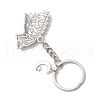 Wolf Tibetan Style Alloy Keychains KEYC-JKC01164-4