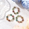 3Pcs Natural Indian Agate Finger Rings RJEW-JR00893-1