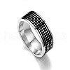 201 Stainless Steel Finger Rings for Men FS-WGEC394-05-5