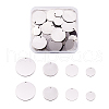 Yilisi Stainless Steel Blank Stapmping Tag Pendants STAS-YS0001-01P-9