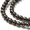 Natural Pyrite Beads Strands G-L031-2mm-01-2