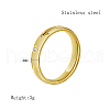 Arrow Pattern Stainless Steel Finger Ring for Women HA9923-1-5