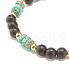 2Pcs 2 Style Natural Wood & Imperial Jasper Beaded Stretch Bracelets Set BJEW-JB07824-7