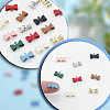 SOFPLATE 40Pcs 4 Colors Alloy Links Connector Charms FIND-SP0002-48-6