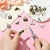 20Pcs 10 Styles Alloy Enamel Pendants ENAM-YW0004-15-4