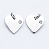 316 Surgical Stainless Steel Pendants STAS-J038-05P-1