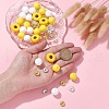 DIY Daisy Flower Silicone Beads Jewelry Making Finding Kit DIY-YW0008-77-5