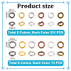Open Jump Rings Brass Jump Rings KK-PH0036-37-2
