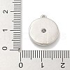 Rack Plating Brass Micro Pave Cubic Zirconia Pendants KK-L224-062P-01-3