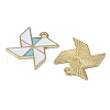 Alloy Enamel Pendants ENAM-YW0002-19-3