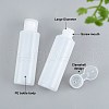 100ml PE Plastic Empty Refillable Flip Cap Bottles MRMJ-WH0037-13C-4