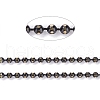 Spray Painted Brass Faceted Ball Chains CHC-K011-35G-2