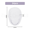 Transparent PVC BDJ Doll Head Cover Face DIY-WH0430-087-2
