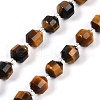 Natural Tiger Eye Beads Strands G-O201B-117F-2