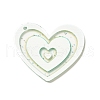 Transparent Plastic Pendants KY-P014-01E-2