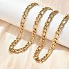 304 Stainless Steel Figaro Chain Necklaces NJEW-S442-02G-3