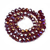 Electroplate Glass Beads Strands EGLA-A034-T3mm-B29-2