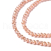 Opaque Glass Beads Strands GLAA-H022-02E-2