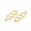 Tibetan Style Alloy Connector Charms PALLOY-R143-14G-2