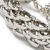 Iron Link & Charm Bracelets NJEW-K261-13P-3