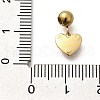 304 Stainless Steel Rhinestone Charms STAS-M109-12G-4