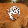 Vintage Alloy Tree of Life Ring for Unisex GG7639-1