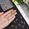 Unicraftale 40Pcs 2 Colors 304 Stainless Steel Pendants FIND-UN0004-04-3