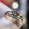 Butterfly Hollow Out Alloy Finger Rings FS-WG9DE85-04-3