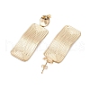 304 Stainless Steel Dangle Stud Earrings EJEW-JE06310-5