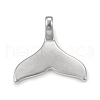 Non-Tarnish 304 Stainless Steel Pendants STAS-F287-33P-1