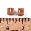 Plating Acrylic Beads OACR-N140-01B-T-3