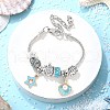 Ocaen Theme European Beads Charm Bracelet Set for Women BJEW-JB11587-01-1