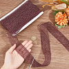 HOBBIESAY 12.5 Yards Sparkle Polyester Mesh Ribbon OCOR-HY0001-06-3