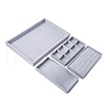 Removable Velvet Jewelry Organizer Display Trays for Earrings Necklaces Rings CON-R030-04A-3