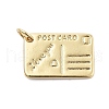 Brass Pendants X-KK-Q006-08G-1