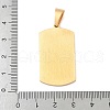 304 Stainless Steel Pendants STAS-K305-06G-3