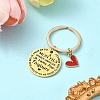 Alloy Enamel & 201 Stainless Steel Keychain KEYC-YW00101-04-1