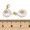 Natural Keshi Pearl Pendants STAS-Z136-01G-03-3