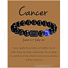 12 Constellation Natural Round Lapis Lazuli Beads Stretch Bracelets WGD22B0-14-1