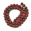 Natural Orange Garnet Beads Strands G-G271-B01-8mm-3