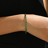 Elegant Brass Cubic Zirconia Chain Bracelets for Women's Daily Wear DT7615-2-1
