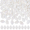 GOMAKERER 50Pcs UV Plating Iridescent Acrylic Bead OACR-GO0001-02-1